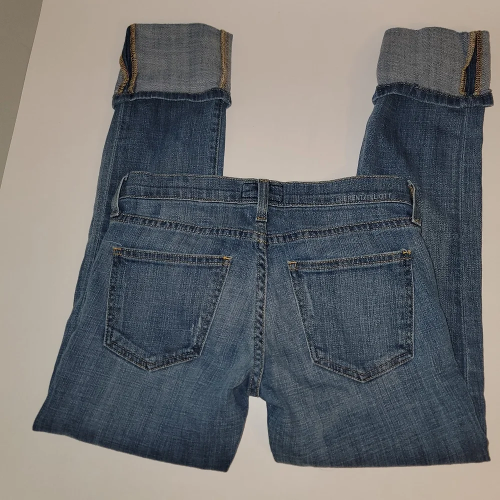 Current/Elliott Beatnick Jeans Size 24 Whiskey - Picture 4 of 9